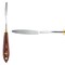 Creative Mark Stainless Steel Palette Knife Painting Tools - Paint Palette with Wooden Handle - Variety of Shapes and Sizes - 36T, 2 in